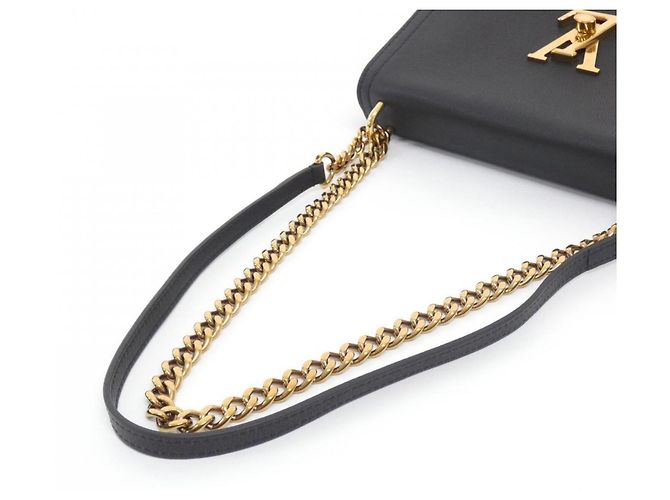 Bolso Lockme Chain Louis Vuitton Negro - vista 6
