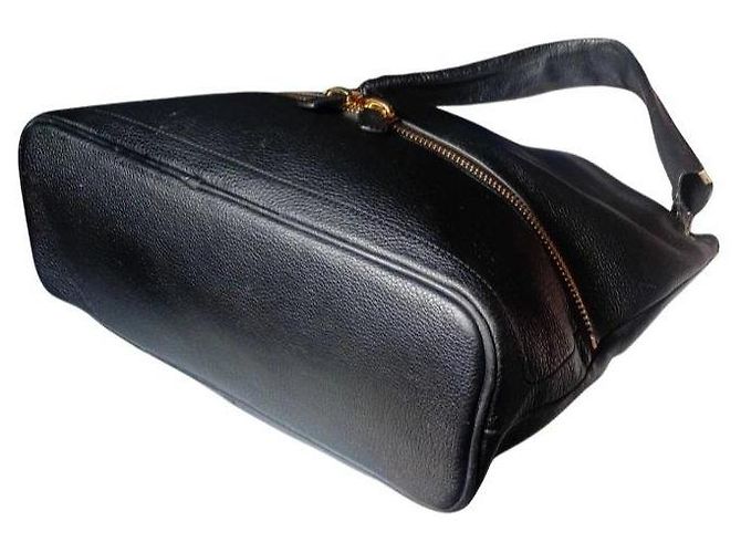 Borsa Hobo Nina in pelle nera Tom Ford con cerniere dorate Nero - vista 7