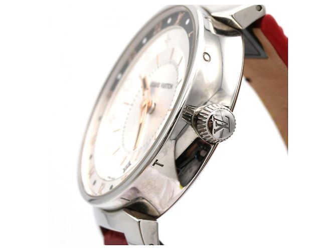 Montre Louis Vuitton Tambour Moon Dual Time QA105 Quartz - vue 3
