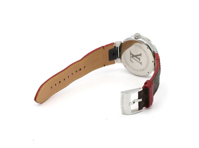 Montre Louis Vuitton Tambour Moon Dual Time QA105 Quartz - vue 6