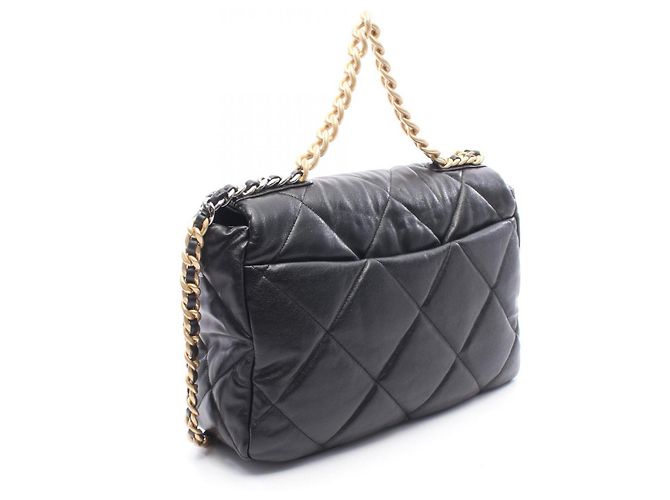 Borsa 2-Way Chanel 19 Dixneuf Maxi Nero - vista 2