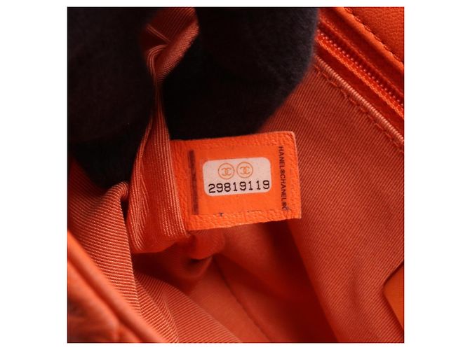 Borsa Chanel 19 Dixneuf Matelassé Arancione - vista 5
