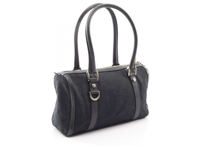 Borsa Gucci Abbey GG Canvas Nero - vista 2