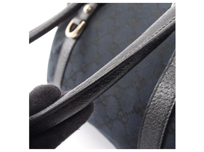 Borsa Gucci Abbey GG Canvas Nero - vista 8