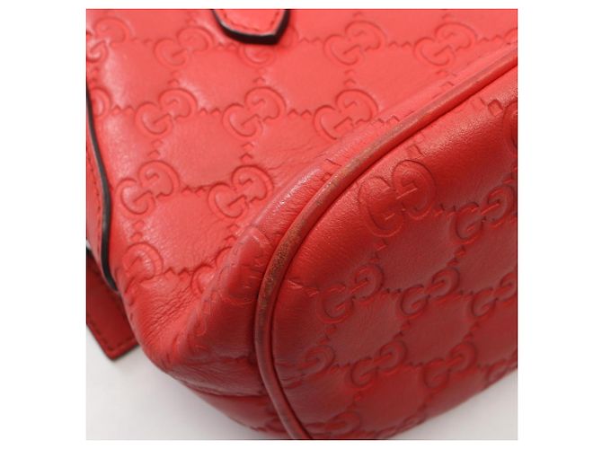 Borsa 2-Way Gucci Guccissima Rosso - vista 5