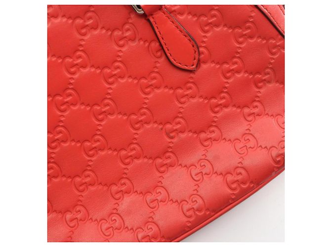 Borsa 2-Way Gucci Guccissima Rosso - vista 8