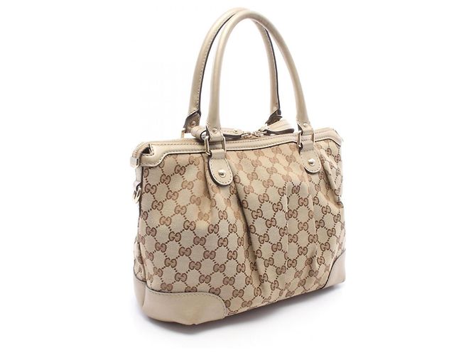 Borsa 2-Way Gucci Sukey GG Canvas Marrone Beige - vista 2