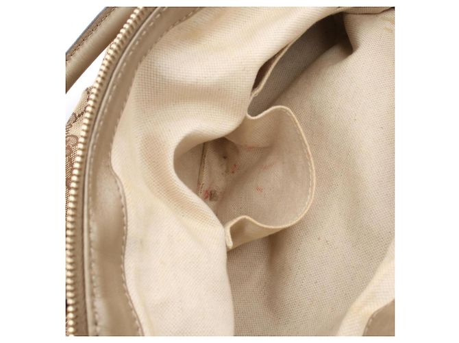 Borsa 2-Way Gucci Sukey GG Canvas Marrone Beige - vista 6