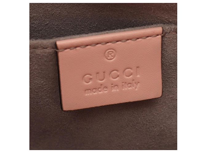 Borsa 2-Way Gucci Nymphaea Bamboo Rosa - vista 4