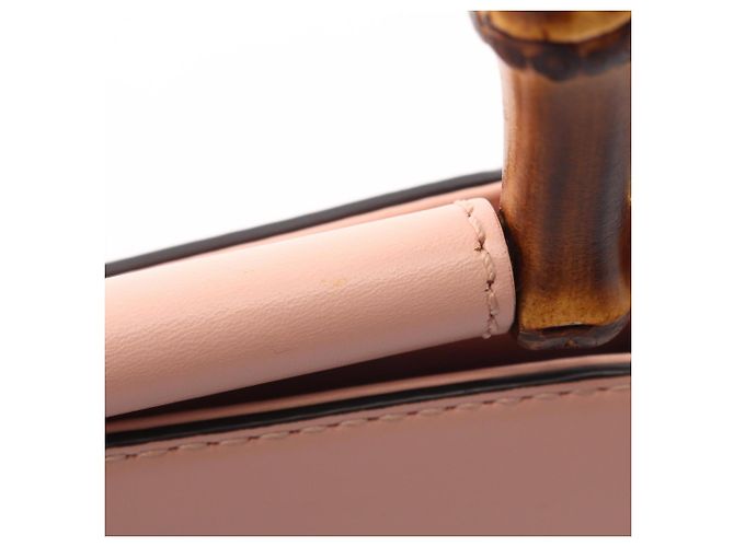 Borsa 2-Way Gucci Nymphaea Bamboo Rosa - vista 5