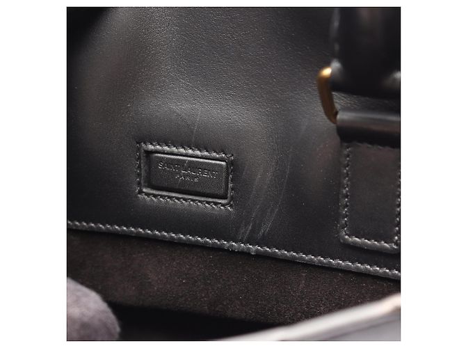 Yves Saint Laurent Classic Duffle Handtasche Schwarz - Ansicht 6