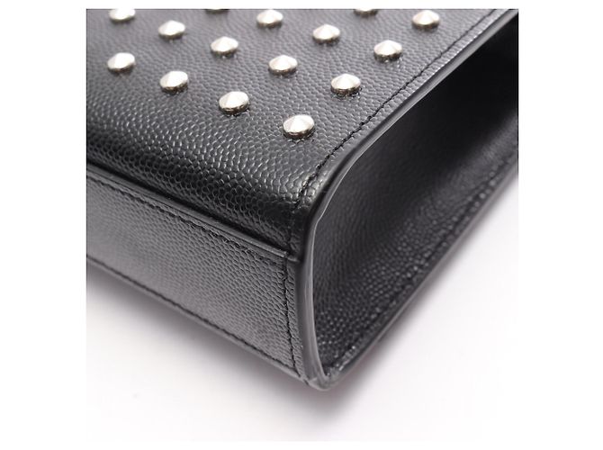 Borsa a Spalla Yves Saint Laurent Kate Medium Studded Nero - vista 6