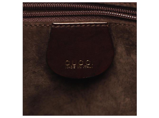 Borsa 2-Way Gucci Bamboo Marrone - vista 4