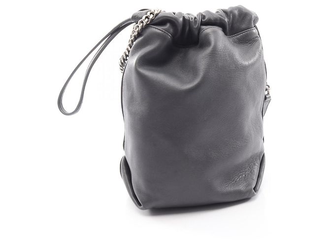Borsa TEDDY SMALL Yves Saint Laurent Paris Marrone - vista 2