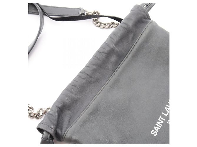 Borsa TEDDY SMALL Yves Saint Laurent Paris Marrone - vista 9