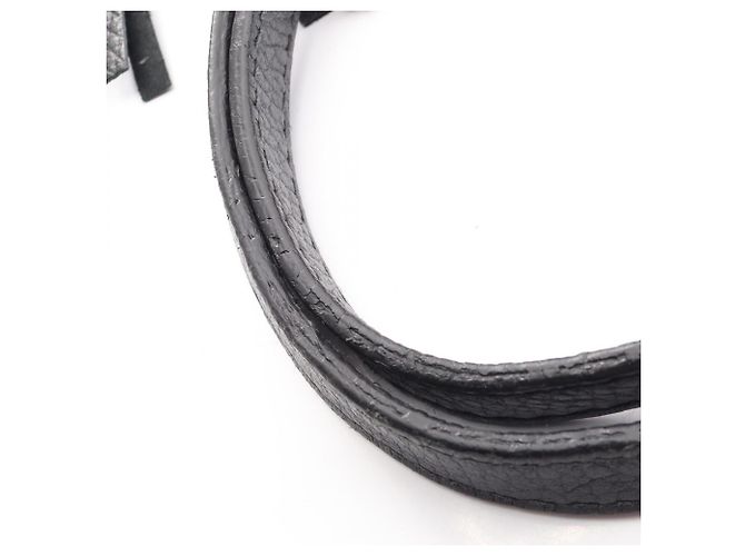 Bamboo Borsa Tote Gucci in denim nero e pelle - vista 10