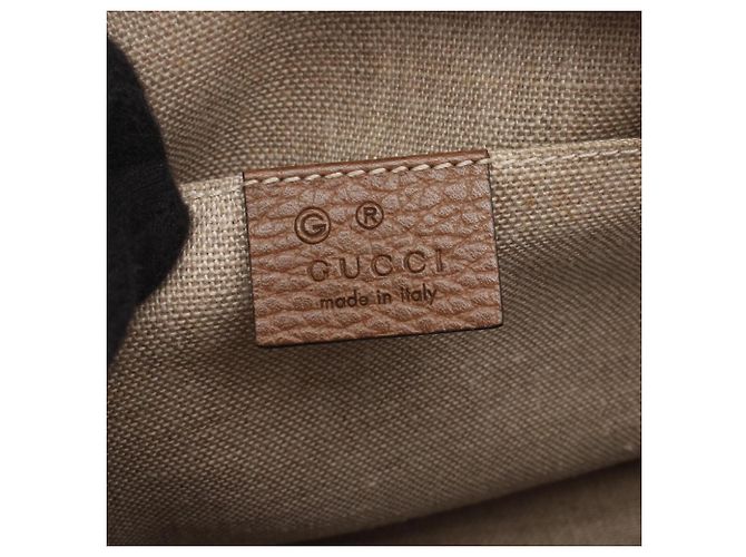 Borsa a tracolla Gucci Bree GG Canvas Marrone Beige - vista 4
