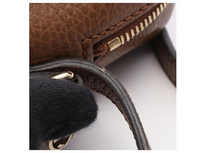 Borsa a tracolla Gucci Bree GG Canvas Marrone Beige - vista 6