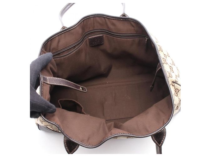 Borsa Gucci Princy Sherry Line Marrone Beige - vista 3