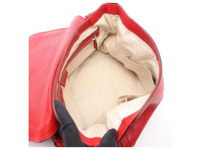 Borsa a tracolla 2-Way Gucci Bella Rosso - vista 3