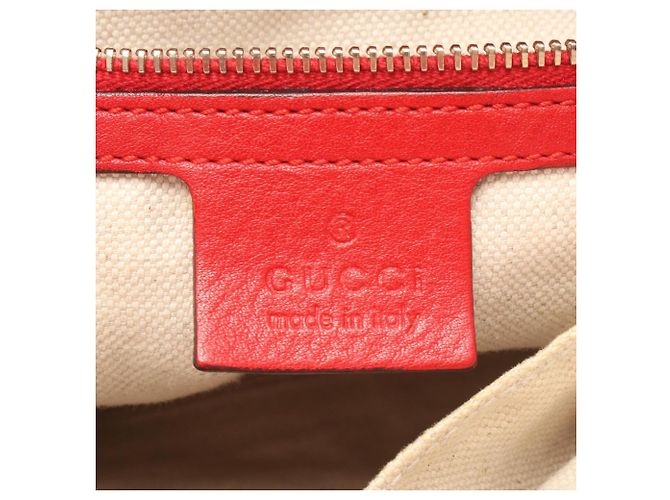 Borsa a tracolla 2-Way Gucci Bella Rosso - vista 4