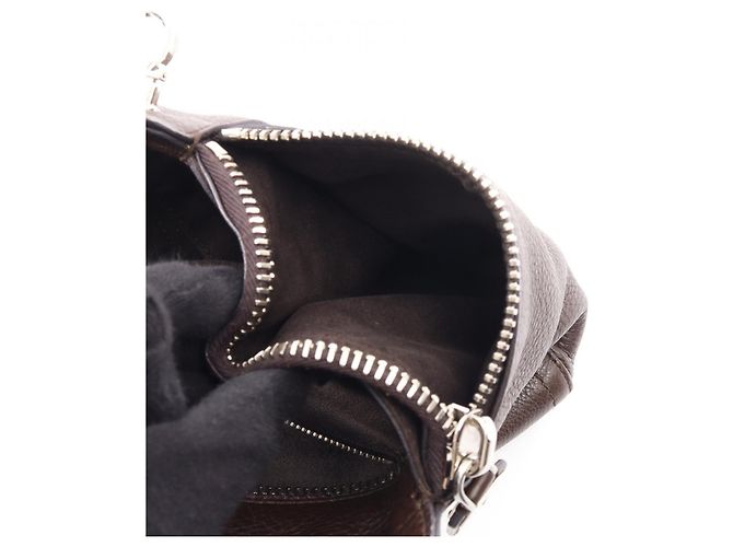 Borsa a 2 modi Salvatore Ferragamo Gancini Marrone - vista 8