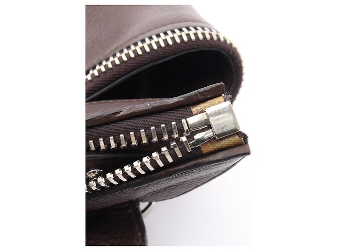 Borsa a 2 modi Salvatore Ferragamo Gancini Marrone - vista 9