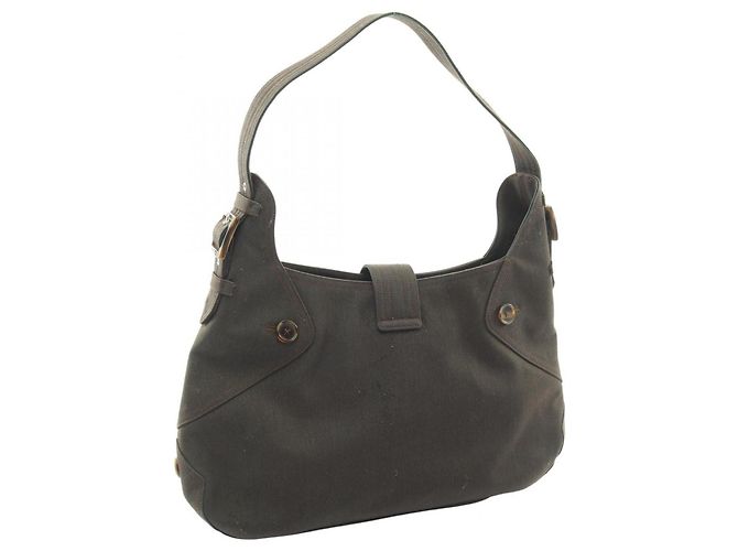 Borsa a tracolla Salvatore Ferragamo Gancini Verde - vista 2