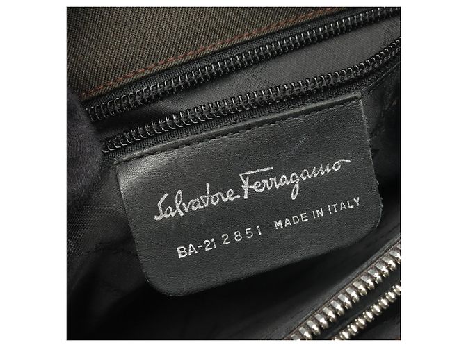 Borsa a tracolla Salvatore Ferragamo Gancini Verde - vista 4