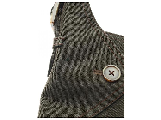 Borsa a tracolla Salvatore Ferragamo Gancini Verde - vista 6
