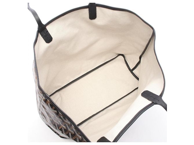 Borsa Tote Goyard Saint Louis PM Marrone Nero Bianco - vista 3