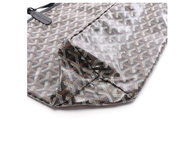 Borsa Tote Goyard Saint Louis PM Marrone Nero Bianco - vista 5