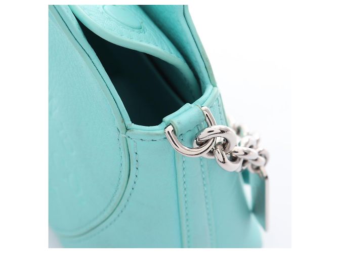 Borsa 2 modi Tiffany & Co. Return to Micro Charm Verde - vista 5