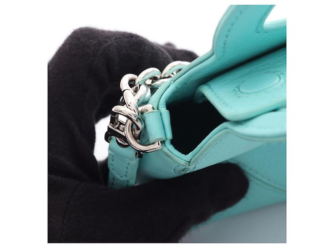 Borsa 2 modi Tiffany & Co. Return to Micro Charm Verde - vista 6
