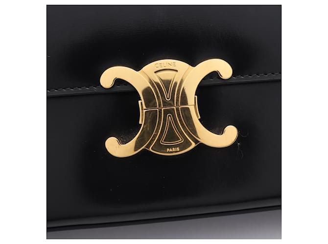Céline Borsa a Spalla Celine Claude Triomphe Large Nero - vista 9