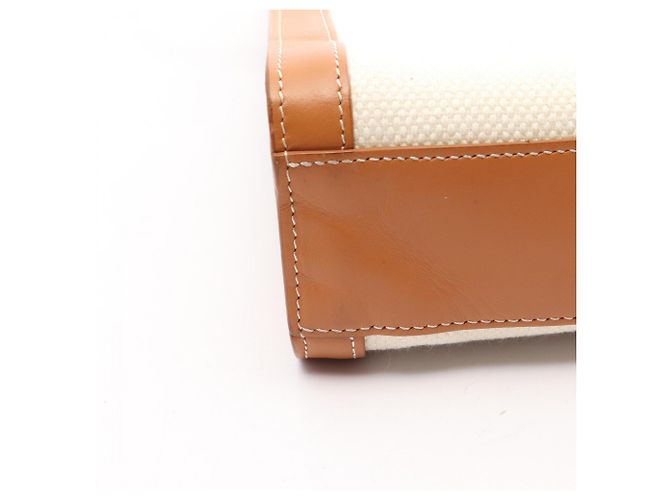 Céline Borsa Tote Cabas Verticale Celine Small 2-Way Marrone Crudo - vista 8