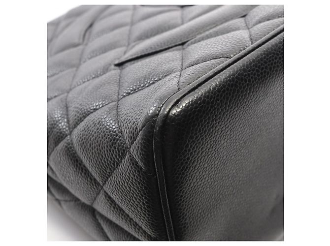 Borsa Tote Chanel Reissue in pelle di vitello martellata nera Nero - vista 7