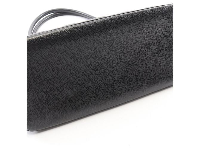 Borsa Tote Chanel Reissue in pelle di vitello martellata nera Nero - vista 8