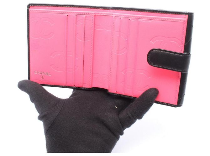 Cartera de doble cierre Chanel Cambon Line Negro - vista 3