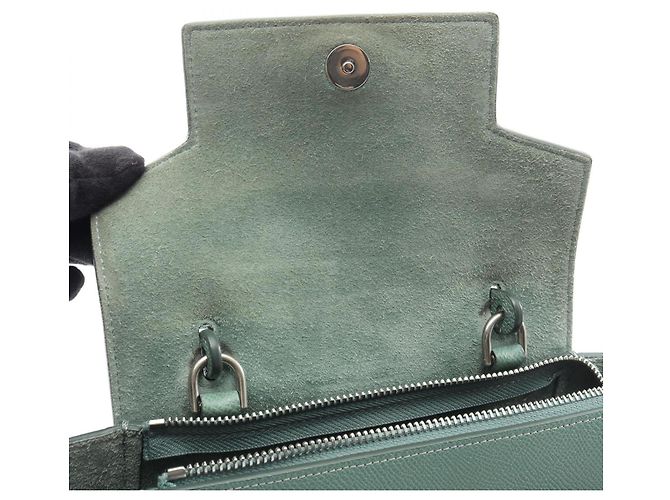 Céline Celine BELT BAG NANO 2-Way Handbag Verde - vista 10