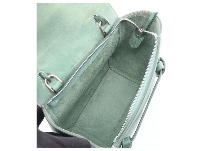 Céline Celine BELT BAG NANO 2-Way Handbag Verde - vista 3