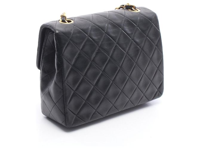 Borsa a tracolla Chanel Mini Matelassé 20 Nero - vista 2