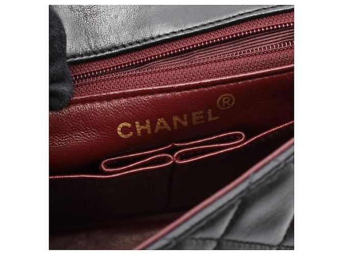 Borsa a tracolla Chanel Mini Matelassé 20 Nero - vista 4