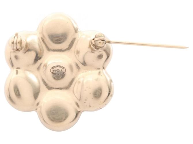 Spilla Chanel Coco Mark Bianco D'oro - vista 2