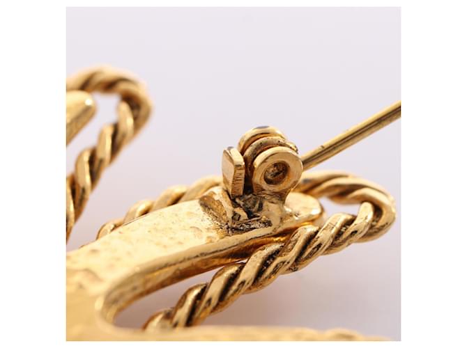 Spilla fiore logo Coco di Chanel D'oro - vista 5