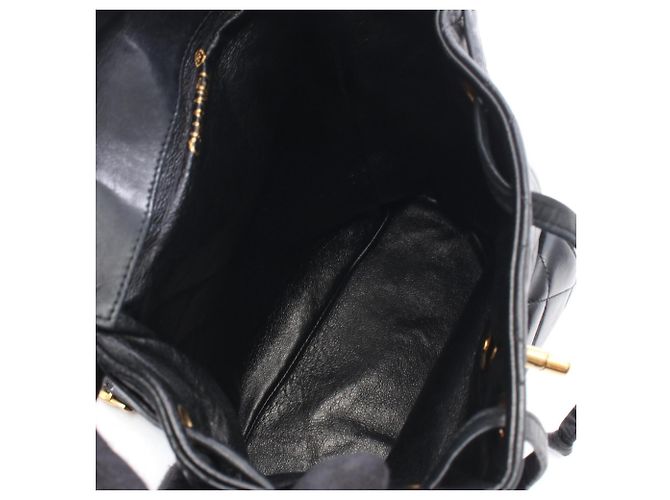 Zaino/Borsa Chanel Matelassé Turnlock Chain Nero - vista 3