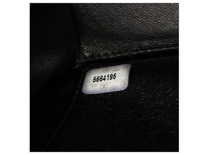 Timeless Borsa Tote Chanel in pelle di vitello martellata nera Nero - vista 5