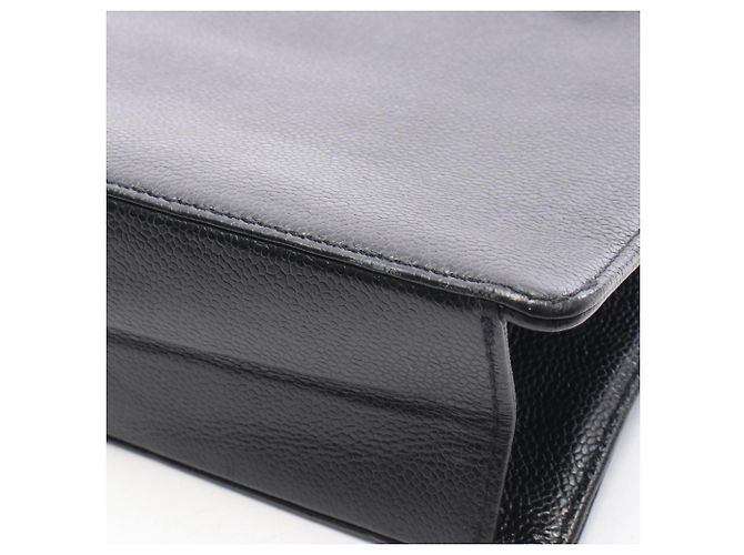 Timeless Borsa Tote Chanel in pelle di vitello martellata nera Nero - vista 7