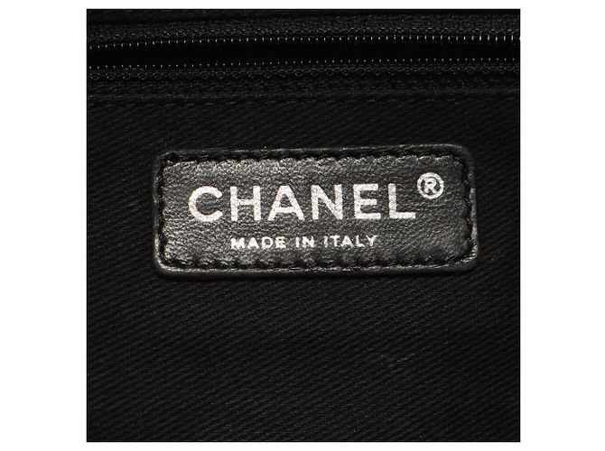 Borsa Tote Chanel Paris New York Line Nero - vista 4