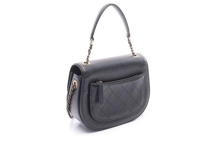Borsa a Spalla 2-Way Matelassé Chanel Nero - vista 2